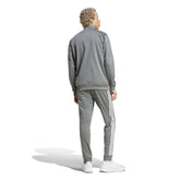 Adidas trainingspak 3 strepen tricot track grijs